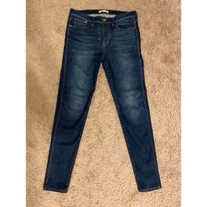 Madewell 9” high riser skinny skinny size 32T